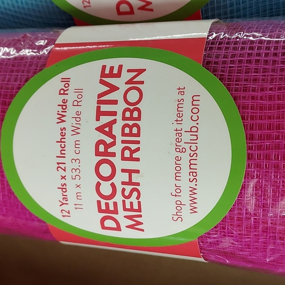 Decorative Mesh Ribbon 3-bundle - Picture 2 of 5